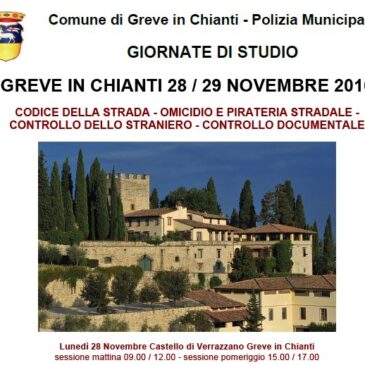 Greve in Chianti 28-29 Novembre 2016: giornate di studio